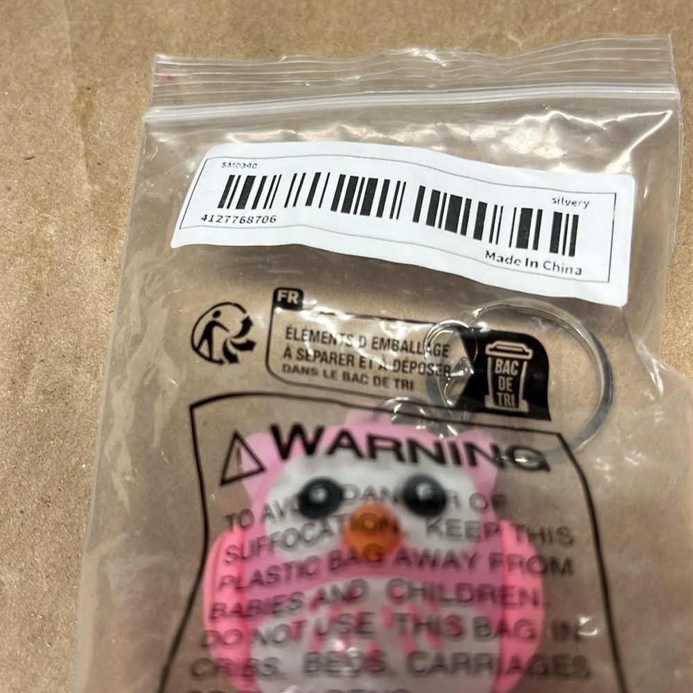 Cute Owl Keychain Bag Charm Backpack Accessory - Picture 3 of 9